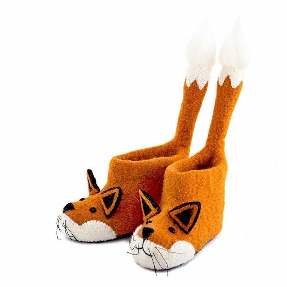 NEW Finlay Fox Children's Wool Slippers